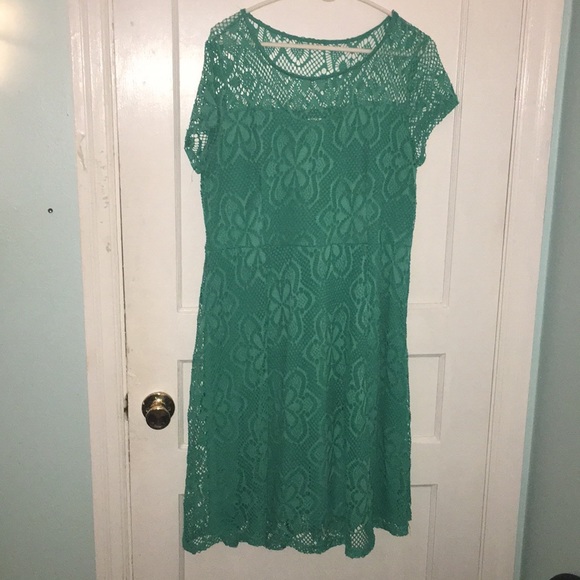 Teal Cato Dress - Picture 2 of 2